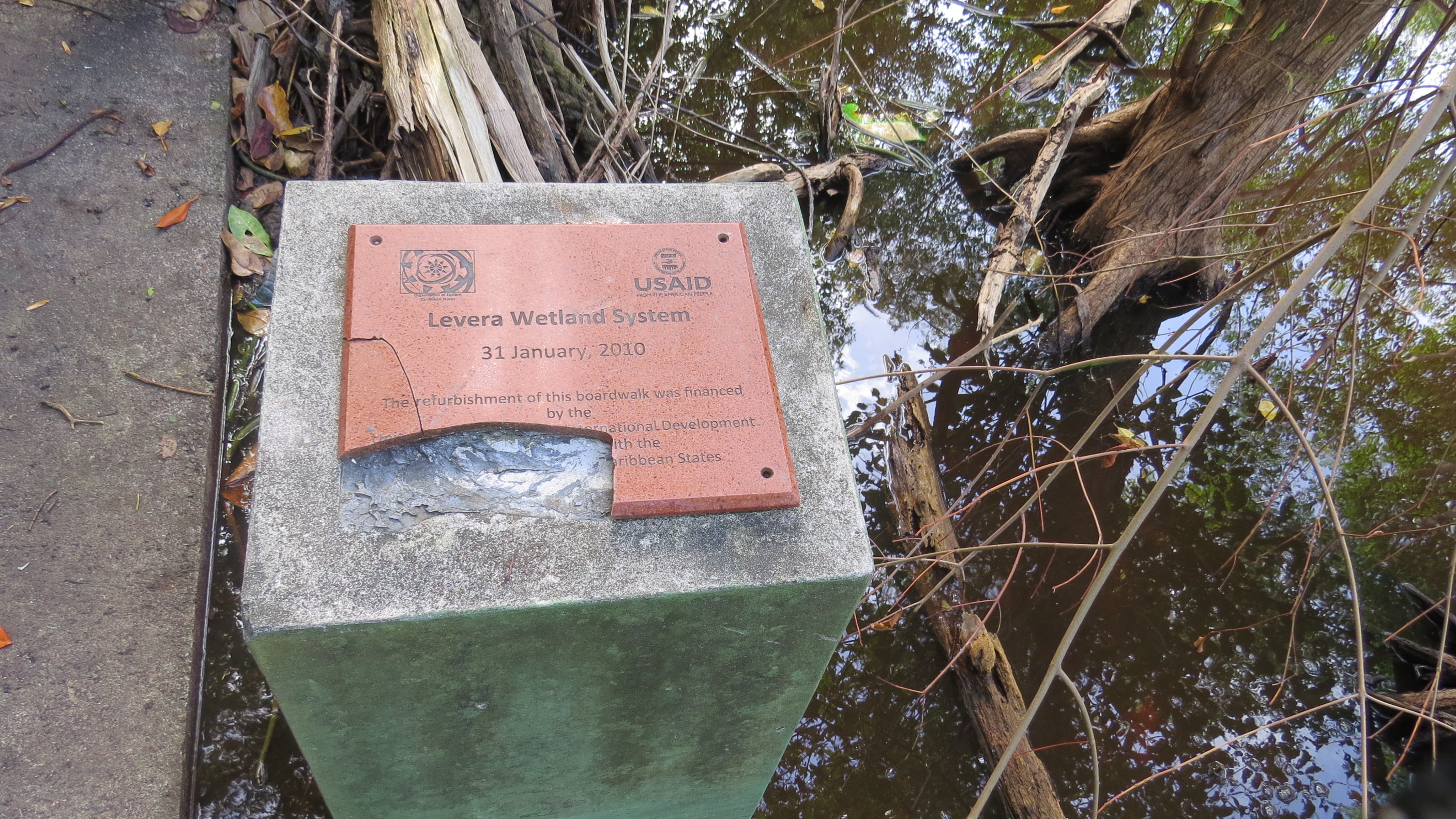 Levera Wetland Sign