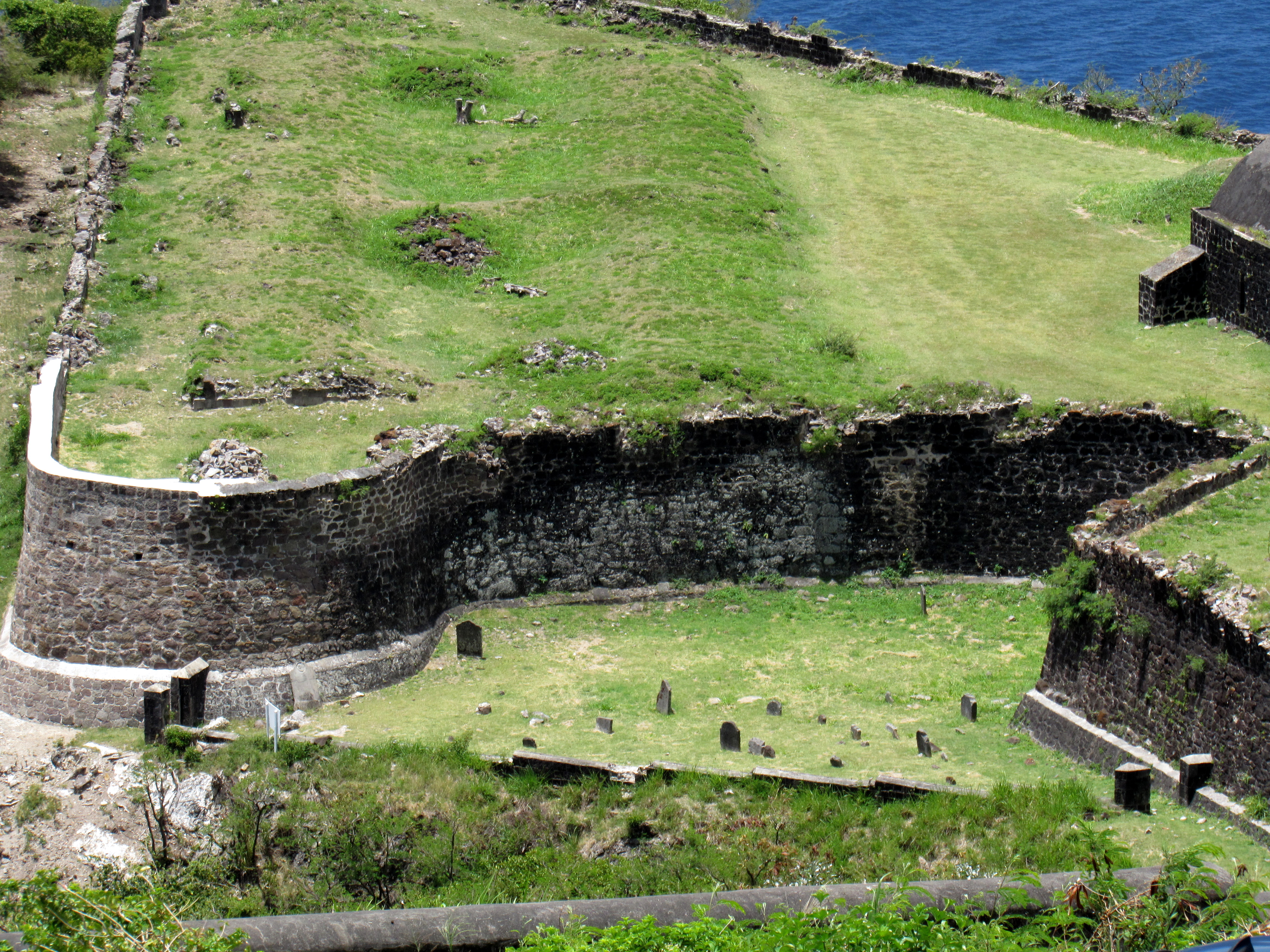 Brimstone Hill Fortress National Park view